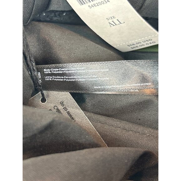 Anthropologie Jory Metallic Chain Clutch Ruffle Black Evening - Picture 8 of 11